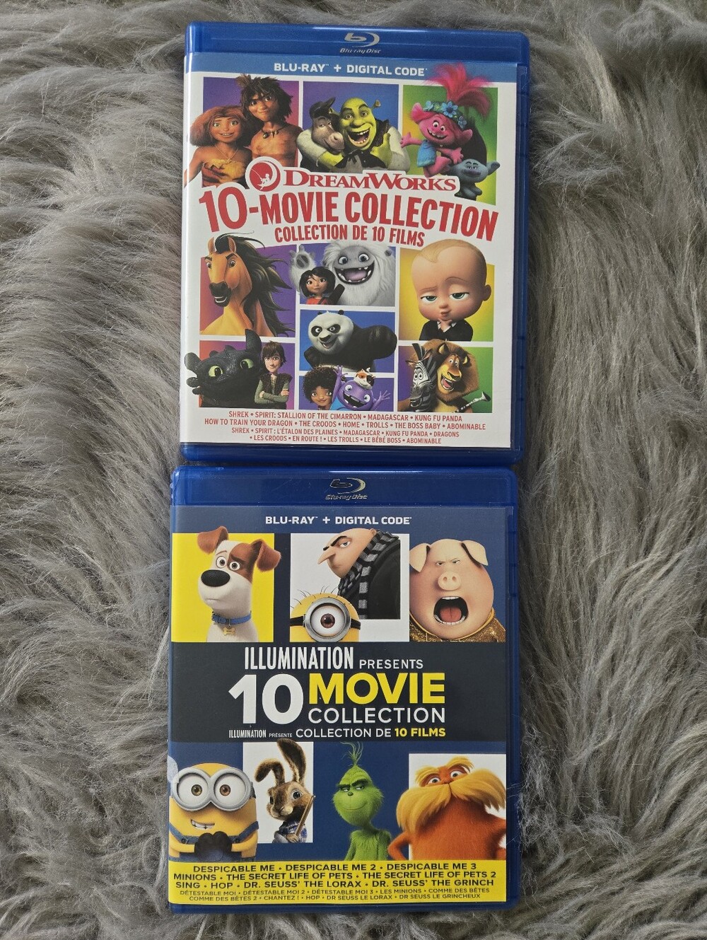 Dreamworks & Illumination Presents Mulitpack Bluray Animated Kids Movies